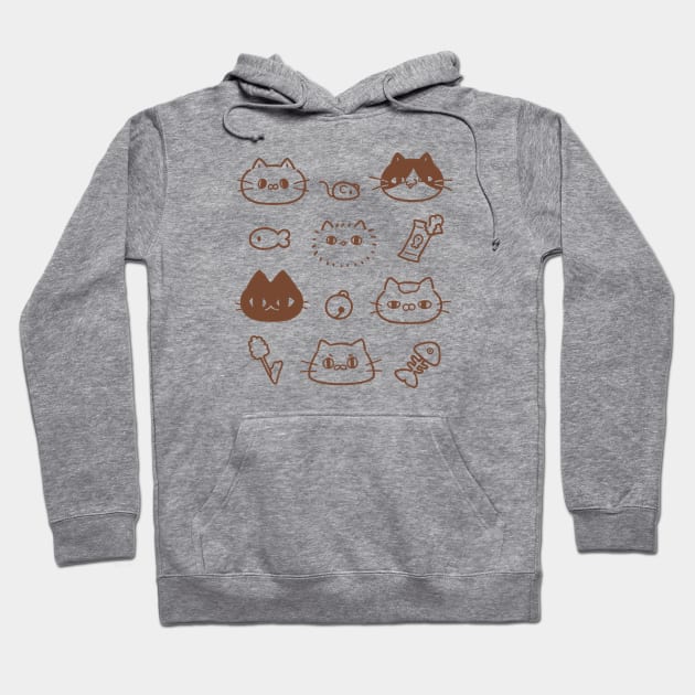 Team Cats Hoodie by chichilittle